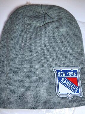 New NY Rangers Beanie Hat Grey Coors Light NHL Hockey Sealed Knit Tuque Cap NIP